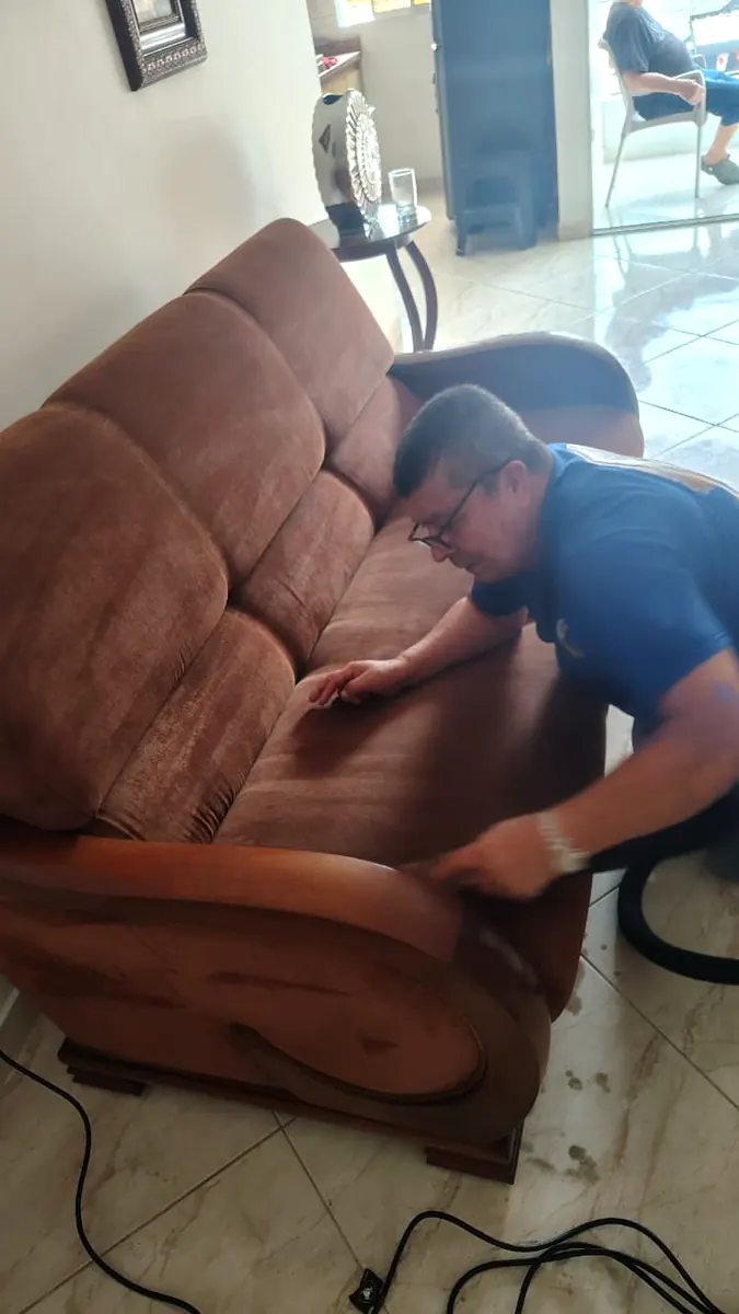 Lavado de un sofá a domicilio